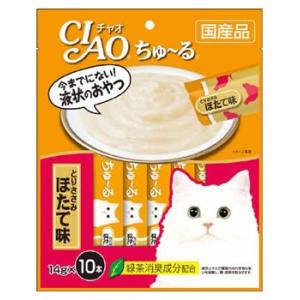 いなばペットフード　CIAO　チャオ　ちゅ〜る　とりささみほたて味　(10本)｜tsuruha