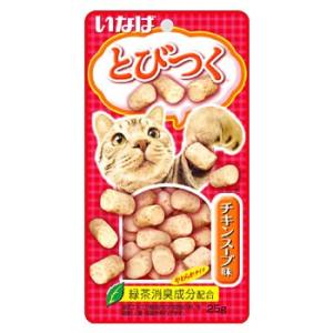 いなばペットフード　とびつく　チキンスープ味　(25g)｜tsuruha