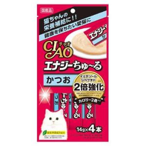 いなばペットフード　CIAO　チャオ　エナジーちゅ〜る　かつお　14g　(4本)｜tsuruha