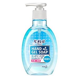 花王　ビオレu　キッチンハンドジェルソープ　無香料　本体　(250mL)　泡立つジェルタイプ　薬用　...
