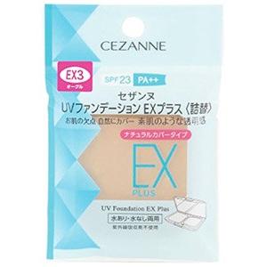 セザンヌ化粧品　UVファンデーションEXプラス　EX3　オークル　詰替　SPF23　PA++　(11...