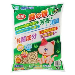 アースペット　猫砂楽園　森の香ダブル　(7L)　猫用トイレ砂