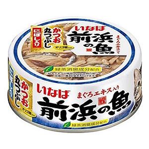 いなばペットフード　前浜の魚　かつお丸つぶし　にぼし入り　(115g)　キャットフード　ウェット　猫缶｜tsuruha