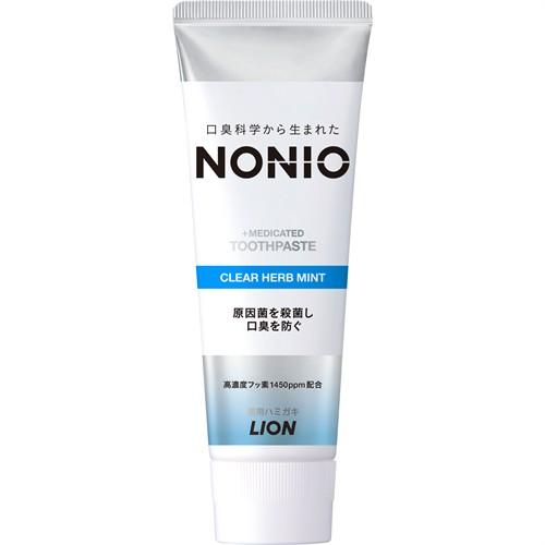 ライオン　NONIO　ノニオ　ハミガキ　クリアハーブミント　(130g)　薬用歯みがき　【医薬部外品...