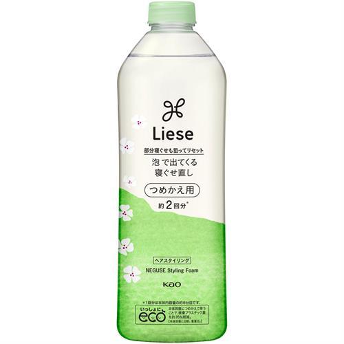 花王　リーゼ　泡で出てくる　寝ぐせ直し　つめかえ用　(340mL)　詰め替え用　約2回分　スタイリン...