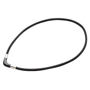 ファイテン　RAKUWA　磁気チタンネックレス　Vタイプ　ブラック　45cm　(1個)　首・肩のコリ...