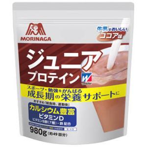 ウイダー ジュニアプロテイン ココア味 980g - 森永製菓 : ヘルシー