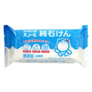 シャボン玉石けん　シャボン玉スノール純石けん　(180g)　無添加　お得用　洗濯用石けん｜tsuruha