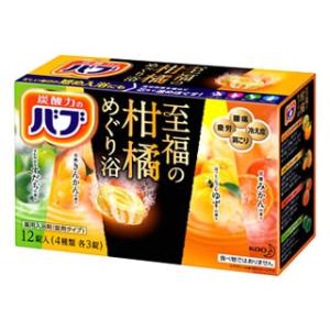 花王　バブ　至福の柑橘めぐり浴　(12錠)　入浴剤　医薬部外品｜tsuruha