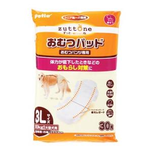 ペティオ ずっとね 老犬介護用 おむつパッドK 3Lサイズ (30枚) 犬用トイレ用品｜tsuruha