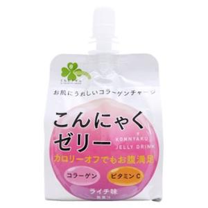 くらしリズム こんにゃくゼリー ライチ味 (180g) ゼリー飲料　※軽減税率対象商品｜ツルハドラッグ ヤフー店