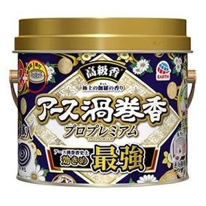 アース製薬 アース渦巻香 プロプレミアム 缶入 (30巻)  【防除用医薬部外品】 蚊取り線香 蚊 ...