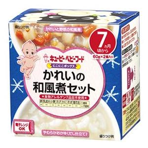 キューピー ベビーフード にこにこボックス かれいの和風煮セット 7ヶ月頃から (60g×2個) 離乳食 ベビーフード　※軽減税率対象商品｜tsuruha