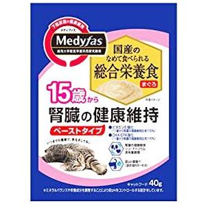 ペットライン メディファス ウェット 15歳から 腎臓の健康維持 まぐろ (40g) キャットフード