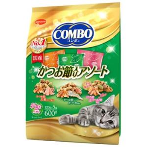 日本ペットフード コンボ キャット かつお節入りアソート (120g×5袋) キャットフード｜tsuruha