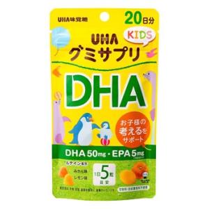 UHA味覚糖 グミサプリキッズ DHA 20日分 (110g) グミ サプリ KIDS　※軽減税率対象商品｜tsuruha