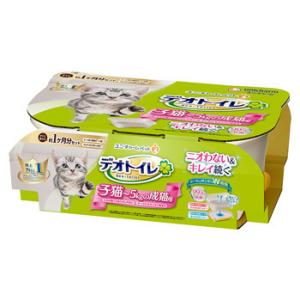 ユニチャーム ペットケア デオトイレ 子猫から5kgまでの成猫用 本体セット (1セット)