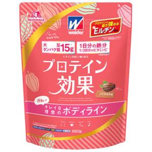 森永製菓 ウイダー プロテイン効果 ソイカカオ味 (660g) 約30回分 プロテインパウダー　※軽減税率対象商品｜tsuruha