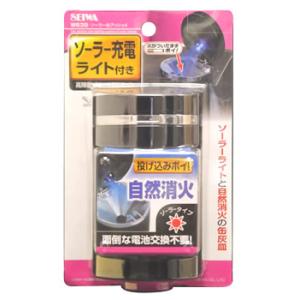 セイワ ソーラー缶アッシュ4 ブラック W639 (1個) カーアクセサリー