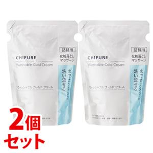 《セット販売》　ちふれ化粧品 ウォッシャブル コールド クリーム つめかえ用 (300g)×2個セッ...