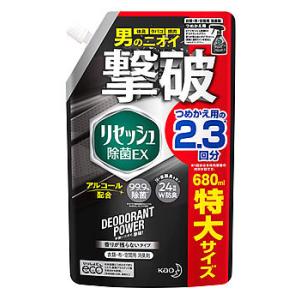 花王 リセッシュ 除菌EX デオドラントパワー 香りが残らないタイプ つめかえ用 特大サイズ (68...