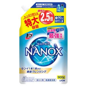 ライオン トップ スーパーナノックス 特大 つめかえ用 (900g) 詰め替え用 NANOX 洗濯洗剤 液体