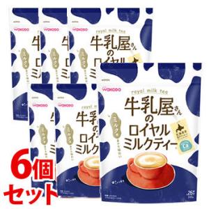 《セット販売》　アサヒ 牛乳屋さんのロイヤルミルクティー 袋 約26杯分 (340g)×6個セット インスタント 紅茶　※軽減税率対象商品｜tsuruha
