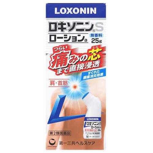 【第2類医薬品】第一三共ヘルスケア ロキソニンSローションa (25g) 無香料 外用鎮痛消炎薬　【...