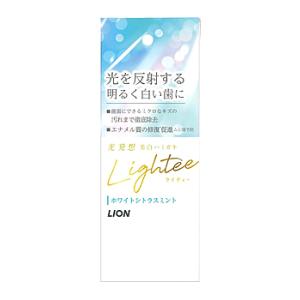 ライオン ライティーハミガキ ホワイトシトラスミント (53g) 歯みがき粉 美白歯みがき Lighteeハミガキ　医薬部外品｜tsuruha