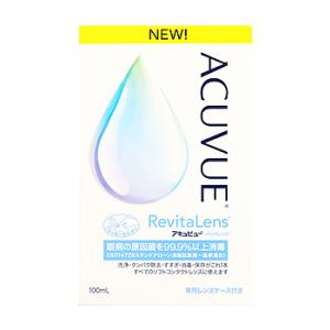 エイエムオー アキュビューリバイタレンズ (100mL) コンタクトレンズ用 洗浄液 消毒液　医薬部外品｜tsuruha