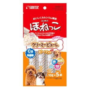 マルカン サンライズ ゴン太のほねっこ クリーミーピューレ ビーフ入り (10g×5本) ドッグフード 犬用おやつ｜tsuruha