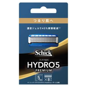 シック ハイドロ5 プレミアム つるり肌へ 替刃 (8個) カミソリ 髭剃り 5枚刃｜tsuruha