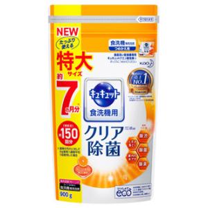 花王 食洗機用 キュキュット オレンジオイル配合 特大サイズ つめかえ用 (900g) 食洗機専用洗...