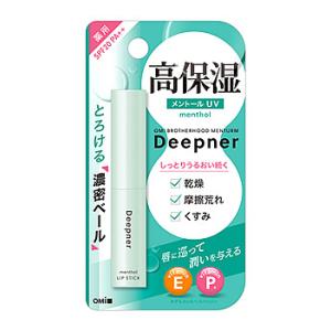 近江兄弟社 メンターム ディープナーリップ メントール UV (2.3g) SPF20 PA++ リップクリーム　医薬部外品｜tsuruha