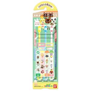 バンダイ ハブラシ 3本セット あつまれ どうぶつの森 ふつう 6〜12才用 (1セット) 小学生用 歯ブラシ｜tsuruha