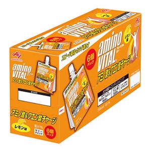 味の素 アミノバイタル アミノ酸＆クエン酸チャージ (180g×6個) ゼリー飲料 BCAA アルギ...