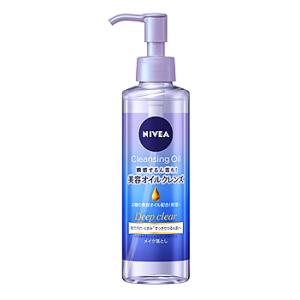 肌に負担しないメーク落とし  オイルクレンザー 2本　ディスペンサー無し NIVEA（ニベア） クレンジングオイル ディープクリア 本体 195ml