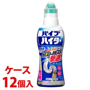 《ケース》　花王 パイプハイター 高粘度ジェル (500g)×12個 塩素系 排水パイプ用洗浄剤　(...