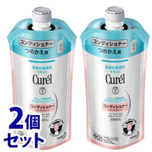 《セット販売》　花王 キュレル コンディショナー つめかえ用 (340mL)×2個セット 詰め替え用 curel　医薬部外品｜tsuruha