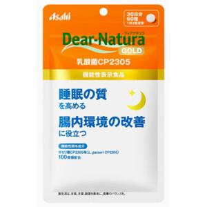 アサヒ ディアナチュラゴールド 乳酸菌CP2305 30日分 (60粒) 睡眠の質の向上 サプリメント 機能性表示食品　※軽減税率対象商品｜tsuruha