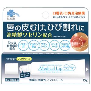 くらしリズム 近江兄弟社 メンタームメディカルリップn  口唇炎 口角炎治療薬 無香料 無着色 ノンメントール リップクリーム