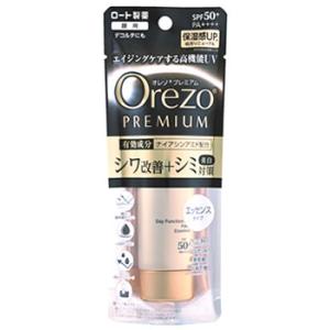 ※ツルハグループ限定※　ロート製薬 Orezo オレゾ プレミアム デイファンクションUVフェイスエッセンス SPF50+ PA++++ (35g) 日やけ止め　送料無料｜tsuruha