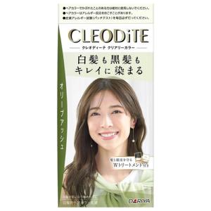ダリヤ クレオディーテ クリアリーカラー 白髪用 オリーブアッシュ (1セット) 白髪染め　医薬部外品