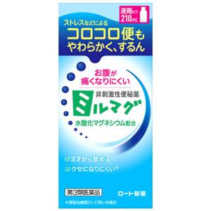 【第3類医薬品】ロート製薬 ミルマグ液 (210mL) 非刺激性 便秘薬｜tsuruha