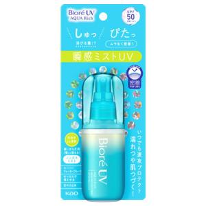 花王 ビオレUV アクアリッチ アクアプロテクトミスト SPF50 PA++++ (60mL) 顔 ...