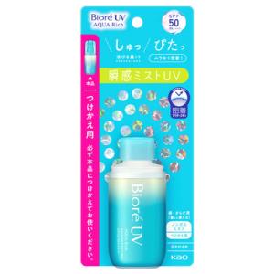 花王 ビオレUV アクアリッチ アクアプロテクトミスト つけかえ用 (60mL) 付け替え用 SPF50 PA++++ 顔 からだ 髪用 日焼け止め｜tsuruha