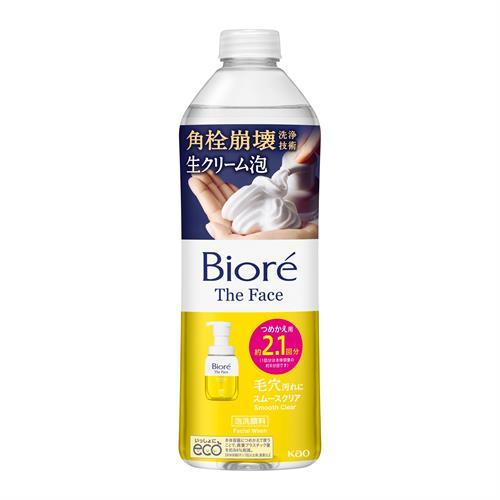 花王 ビオレ ザフェイス 泡洗顔料 スムースクリア つめかえ用 (340mL) 詰め替え用 洗顔フォ...