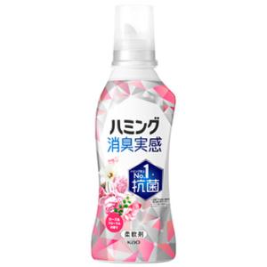 花王 ハミング消臭実感 ローズ＆フローラルの香り 本体 (510mL) ハミング 柔軟剤｜tsuruha