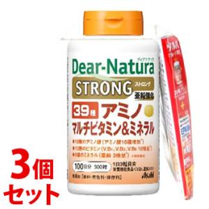 《セット販売》　アサヒ ディアナチュラ ストロング39 アミノ マルチビタミン＆ミネラル 100日分+EPA10日分 (1セット)×3個セット　※軽減税率対象商品｜tsuruha