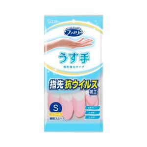 エステー ファミリー ビニール 手袋 うす手 指...の商品画像